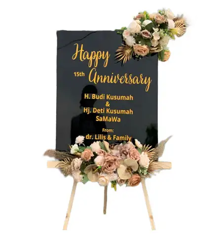 Papan Bunga Akrilik Geragai