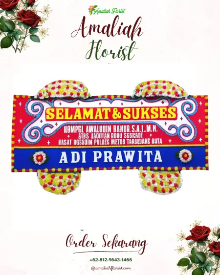 Papan Bunga Ucapan Selamat Geragai